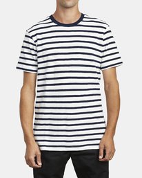 1 Greenwich Stripe - Kurzärmliges Oberteil für Männer  U1KTRDRVF0 RVCA