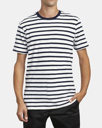 4 Greenwich Stripe - Kurzärmliges Oberteil für Männer  U1KTRDRVF0 RVCA