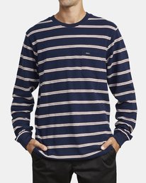 5 Bloom Pique - Long Sleeve Top for Men Blue U1KTRFRVF0 RVCA