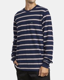 3 Bloom Pique - Long Sleeve Top for Men Blue U1KTRFRVF0 RVCA