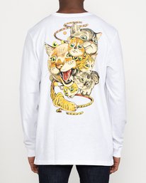 3 Shintaro Kago Cats - Longsleeve für Männer  U1LSRDRVF0 RVCA