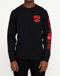 2 Grant Kratzer Barbarian - T-shirt manches longues pour Homme  U1LSRGRVF0 RVCA
