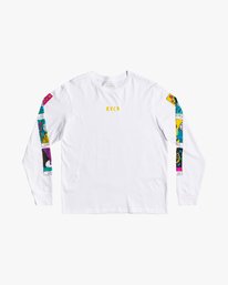 0 Superblast Tarot - Longsleeve für Männer Weiss U1LSSARVF0 RVCA
