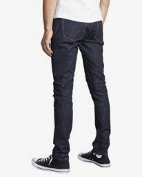 4 RVCA Rockers - Skinny Fit Jeans for Men Blue U1PNRFRVF0 RVCA