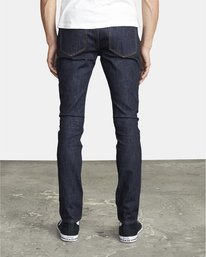 3 RVCA Rockers - Jean Skinny pour Homme Bleu U1PNRFRVF0 RVCA