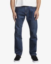 2 Weekend - Jean Straight fit pour Homme Bleu U1PNRLRVF0 RVCA