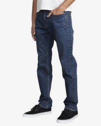 3 Weekend - Jean Straight fit pour Homme Bleu U1PNRLRVF0 RVCA