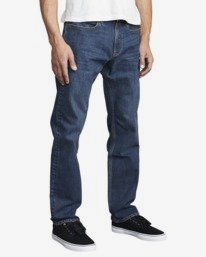 4 Weekend - Jean Straight fit pour Homme Bleu U1PNRLRVF0 RVCA