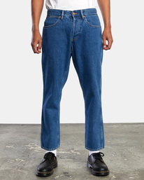 0 New Dawn - Vaqueros de corte recto para Hombre Azul U1PNRMRVF0 RVCA