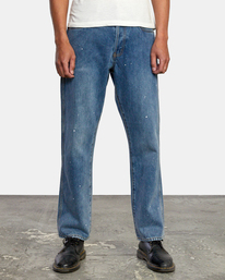 0 New Dawn - Vaqueros de corte recto para Hombre Azul U1PNRMRVF0 RVCA