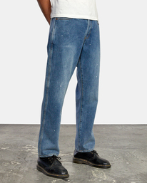3 New Dawn - Vaqueros de corte recto para Hombre Azul U1PNRMRVF0 RVCA