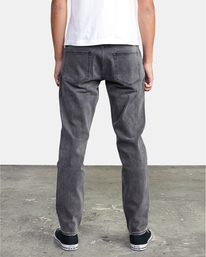 1 Daggers - Vaqueros de corte ajustado para Hombre Gris U1PNRQRVF0 RVCA