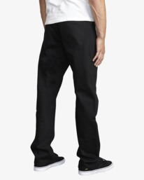 10 Weekend - Jeans mit Straight Fit f&uuml;r M&auml;nner Schwarz U1PNRURVF0 RVCA