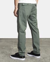 4 All Time Surplus - Pantalón de corte recto para Hombre Verde U1PTRDRVF0 RVCA