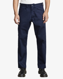 0 New Dawn Pressed - Pantalon pour Homme Bleu U1PTRHRVF0 RVCA