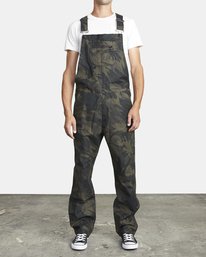 1 Chainmail - Pantalón de Peto Carpintero para Hombre  U1PTRIRVF0 RVCA