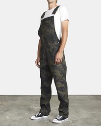 3 Chainmail - Pantalón de Peto Carpintero para Hombre  U1PTRIRVF0 RVCA