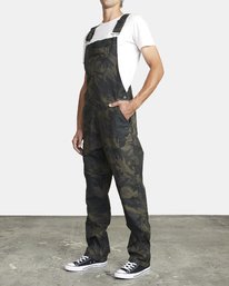 6 Chainmail - Pantalón de Peto Carpintero para Hombre  U1PTRIRVF0 RVCA