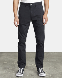 6 Daggers - Chinos for Men Sort U1PTRJRVF0 RVCA