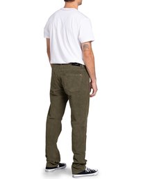 7 Daggers Pigment - Pantaloni di Velluto da Uomo Green U1PTRKRVF0 RVCA