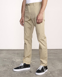 2 The Weekend Stretch - Trousers for Men Beige U1PTRLRVF0 RVCA