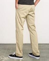 3 The Weekend Stretch - Trousers for Men Beige U1PTRLRVF0 RVCA