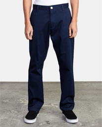 6 The Weekend Stretch - Pantalon pour Homme Bleu U1PTRLRVF0 RVCA