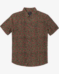 0 Jungle Fuzz - Short Sleeve Shirt for Men  U1SHRCRVF0 RVCA