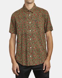 1 Jungle Fuzz - Short Sleeve Shirt for Men  U1SHRCRVF0 RVCA