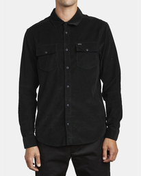 9 Freeman - Camisa de manga larga para Hombre Negro U1SHRQRVF0 RVCA