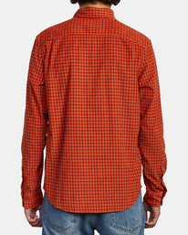 2 Freeman - Camisa de manga larga para Hombre Marron U1SHRQRVF0 RVCA