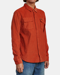 4 Freeman - Camisa de manga larga para Hombre Marron U1SHRQRVF0 RVCA