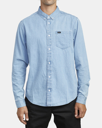 1 Hastings - Camisa de manga larga para Hombre  U1SHRRRVF0 RVCA