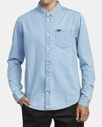 5 Hastings - Camisa de manga larga para Hombre  U1SHRRRVF0 RVCA