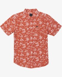 0 Tropical Disaster - Chemise manches courtes pour Homme Marron U1SHRVRVF0 RVCA