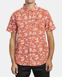 4 Tropical Disaster - Chemise manches courtes pour Homme Marron U1SHRVRVF0 RVCA