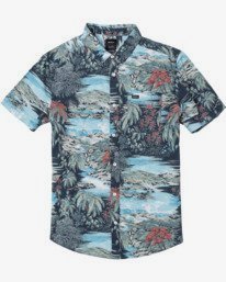 0 Paradiso Floral - Short Sleeve Shirt for Men  U1SHRXRVF0 RVCA