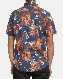 2 Paradiso Floral - Short Sleeve Shirt for Men Blue U1SHRXRVF0 RVCA
