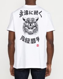 3 Tiger Stare - T-Shirt for Men White U1SSSIRVF0 RVCA