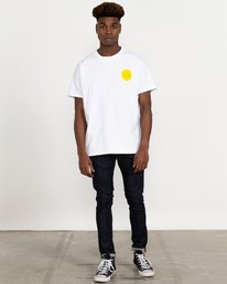 4 Benjamin JeanJean Skulls And Roses - T-Shirt for Men White U1SSSSRVF0 RVCA