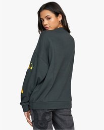 1 Botanicals - Sweat pour Femme Blanc U3CRVJRVF0 RVCA