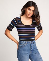 0 Quincy - Jersey para Mujer  U3JPRARVF0 RVCA