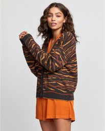 5 Adrienne - Gilet pour Femme Noir U3JPRERVF0 RVCA