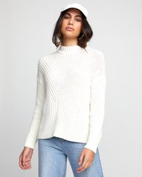 0 Arabella - Jersey para Mujer Blanco U3JPRHRVF0 RVCA