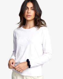 0 Big RVCA - Long Sleeve T-Shirt for Women Purple U3LSRARVF0 RVCA