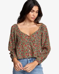 0 Cartia - Shirt for Women Yellow U3SHRBRVF0 RVCA