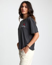 2 Petite Rose - T-Shirt for Women Black U3SSRBRVF0 RVCA