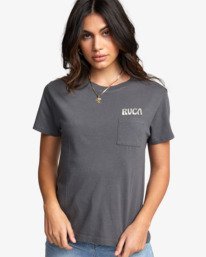 0 Tourist Trap - T-shirt pour Femme  U3SSRFRVF0 RVCA