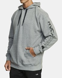 4 VA Sport - Sweat &agrave; capuche pour Homme Gris U4HOMARVF0 RVCA