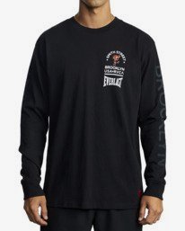2 Everlast x Smith Street Big Angel - Camiseta de Manga Larga para Hombre  U4LSECRVF0 RVCA